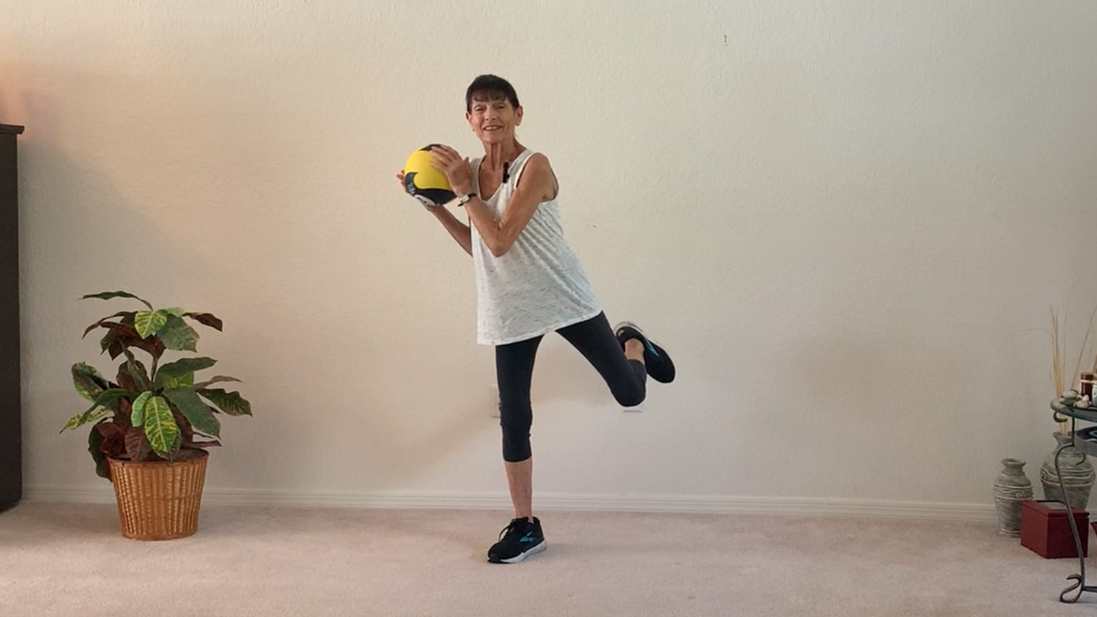 10 Minute Tone Up With A Medicine Ball