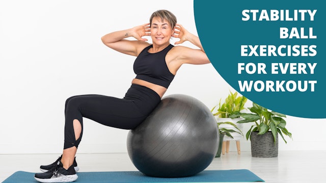 Stability Ball Exercises For Every Workout [HOW TO ADD IN ANY WORKOUT]