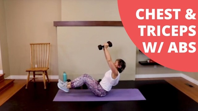 Chest and Tricep Workout with Abs