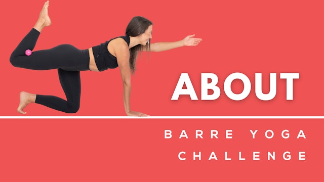 About 10 Day Mindful Barre Yoga Series
