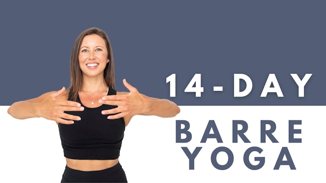14-Day Barre Yoga Challenge