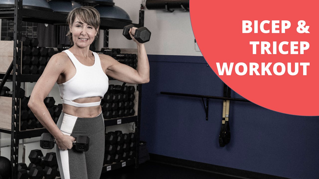 Bicep And Tricep Workout With Dumbbells With A Killer Ab Finisher Strength Over Fifty Fitness