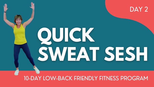 Quick Cardio & Low Back Stretches