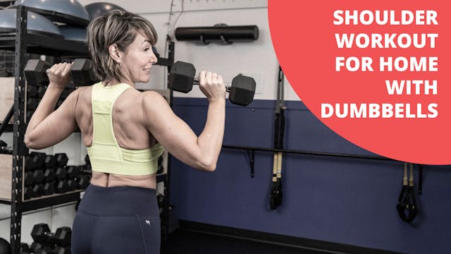 Shoulder Workout for Home with Dumbbells