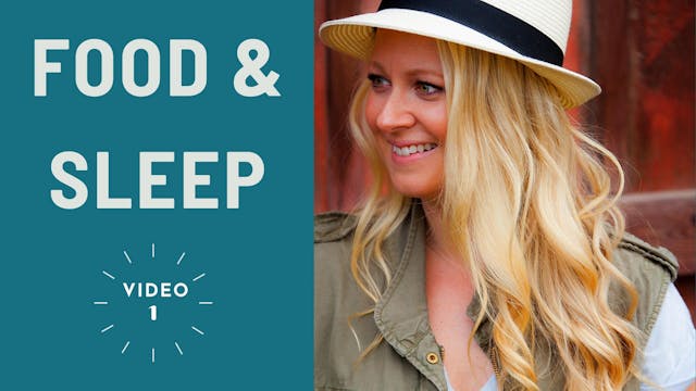 Nutrition & Better Sleep Video 1