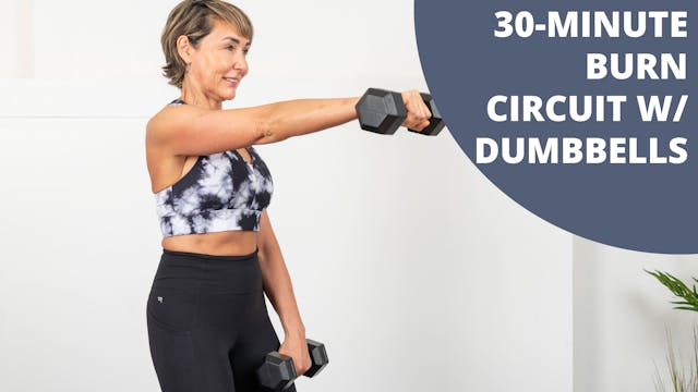 30-Minute Burn Circuit with Dumbbells