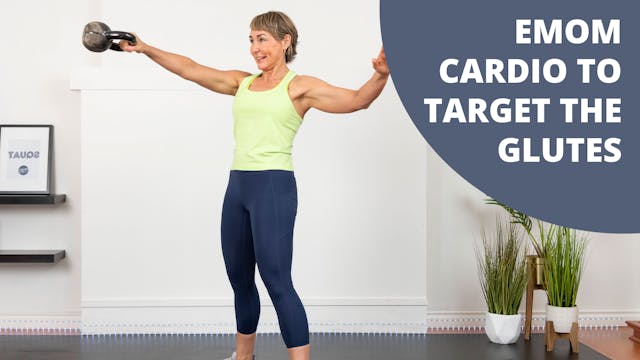 EMOM Cardio to Target The Glutes