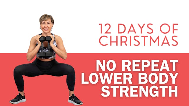 No Repeat Lower Body Strength Workout