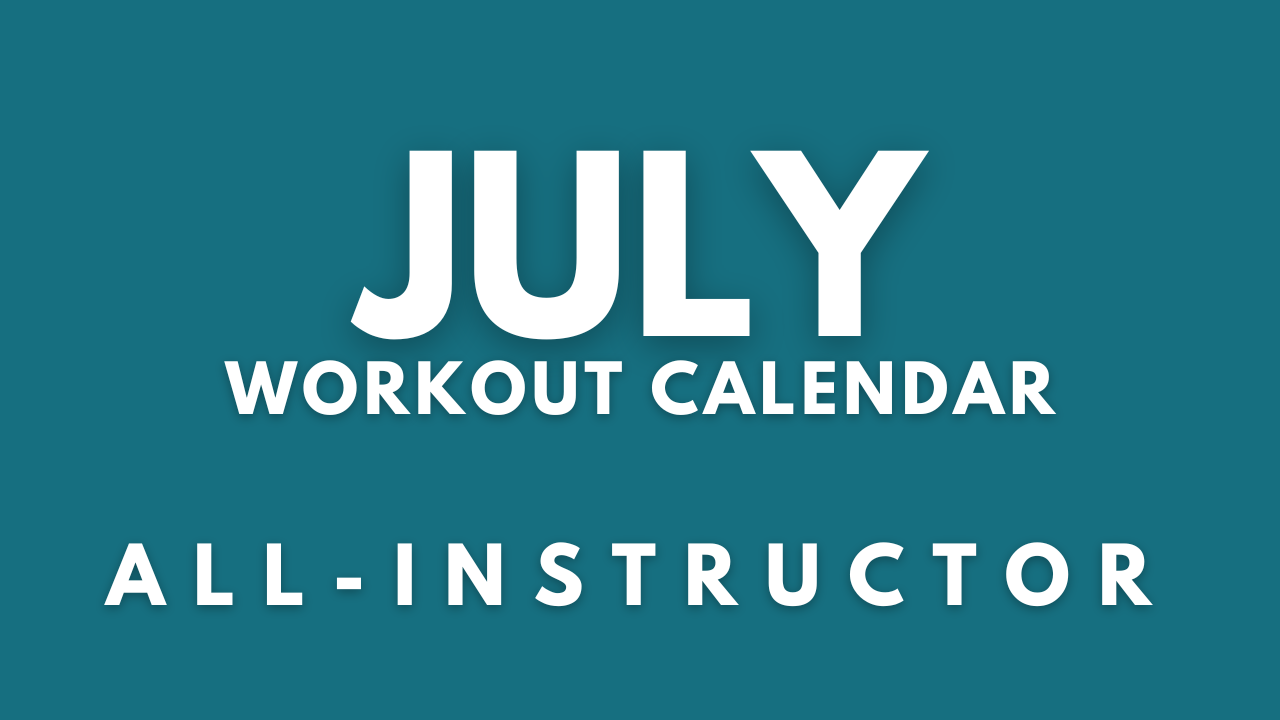 July Workout Calendar Over Fifty Fitness