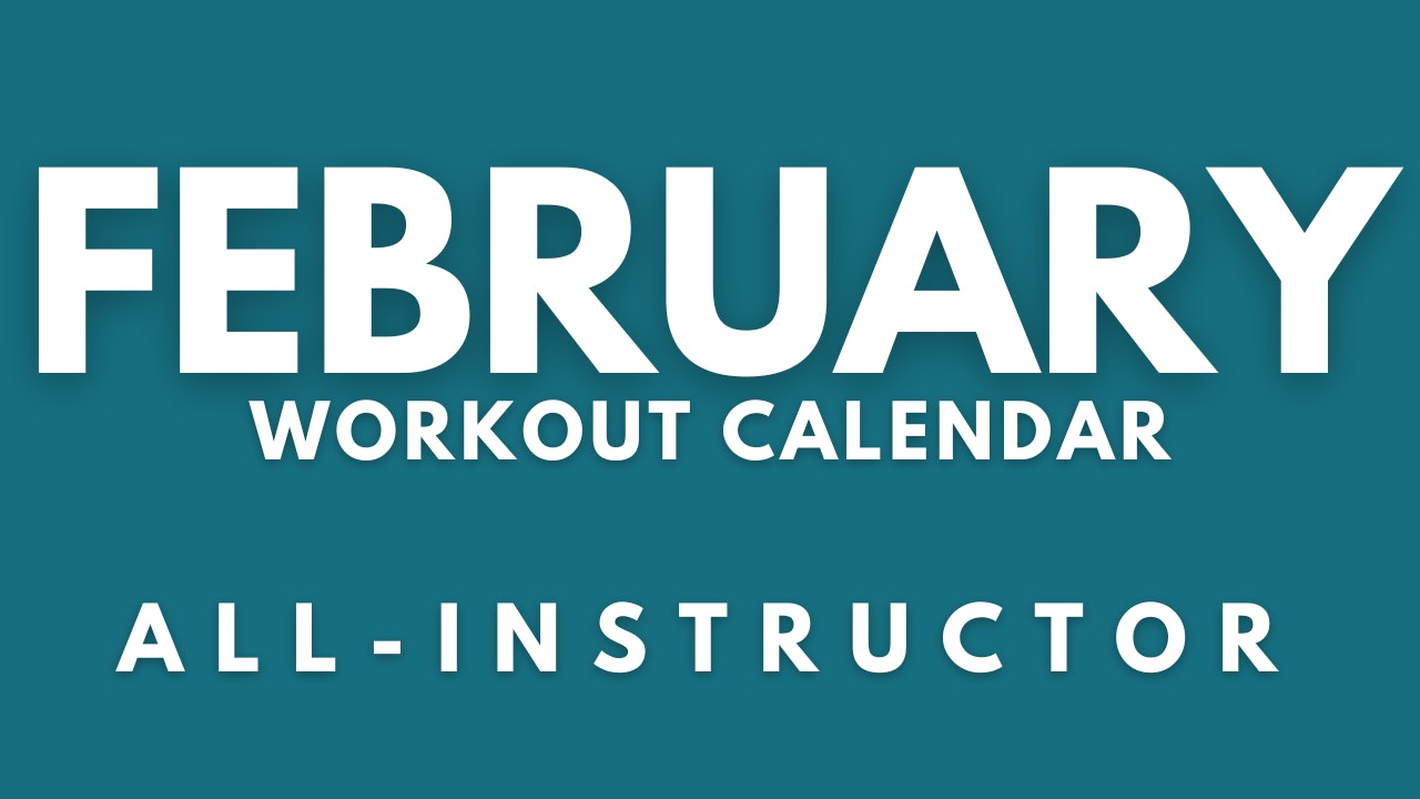 February Workout Calendar