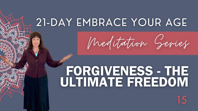 Forgiveness - The Ultimate Freedom