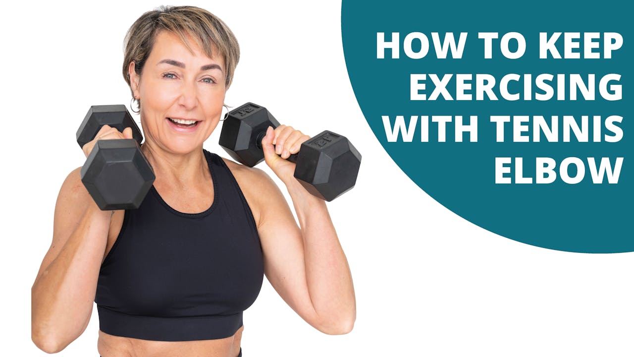 How To Keep Exercising & Lifting Weights with Tennis Elbow Over Fifty