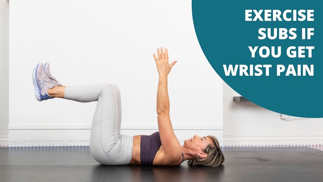 Exercise Subs If You Get Wrist Pain with Push-Ups & More