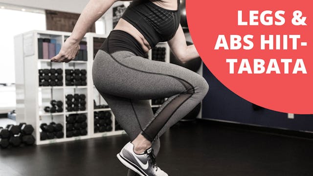 Legs & Abs HIIT-Tabata 