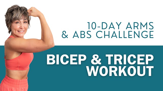 Bicep & Tricep Workout with Dumbbells...