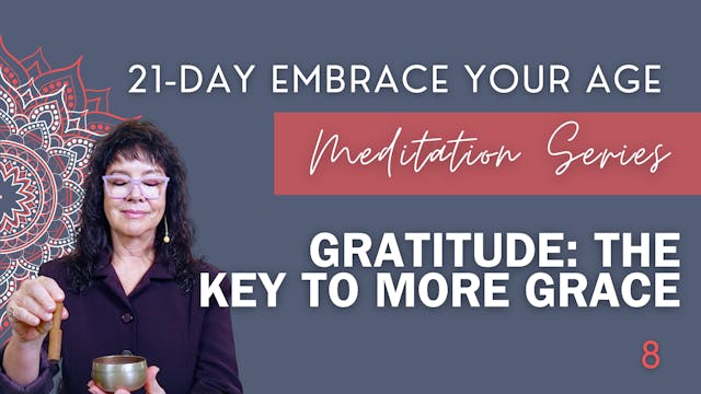 Gratitude. The Key to More Grace