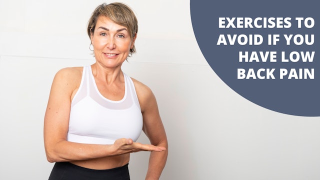 Exercises To Avoid if You Have Low Back Pain