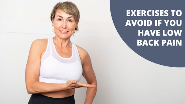 Exercises To Avoid if You Have Low Ba...