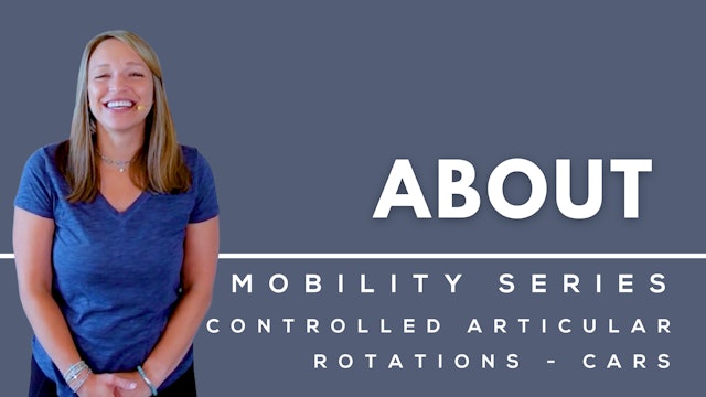 About Controlled Articular Rotations (CARs)