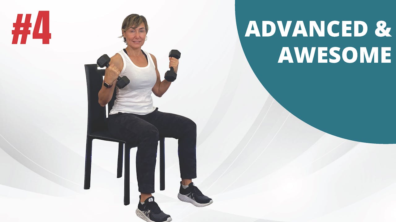 Seated Arm Workout Over Fifty Fitness 0673