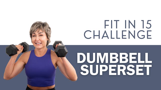 Superset Workout with Dumbbells