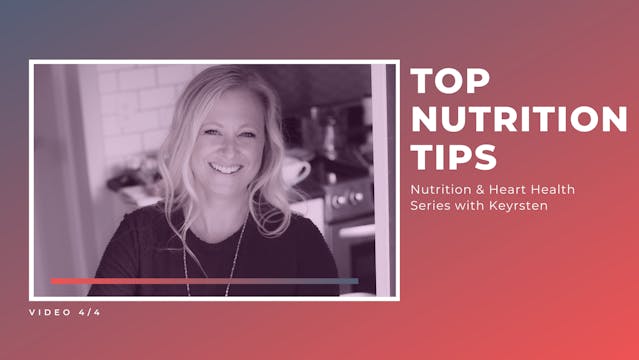 Nutrition & Heart Health - Tips & Tri...