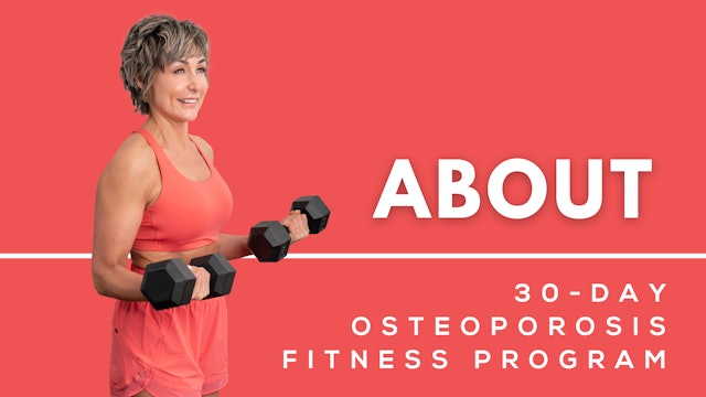 About the 30-Day Osteoporosis Program