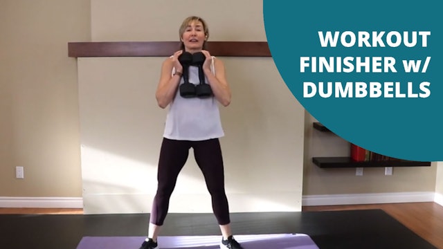 Workout Finisher with Dumbbells