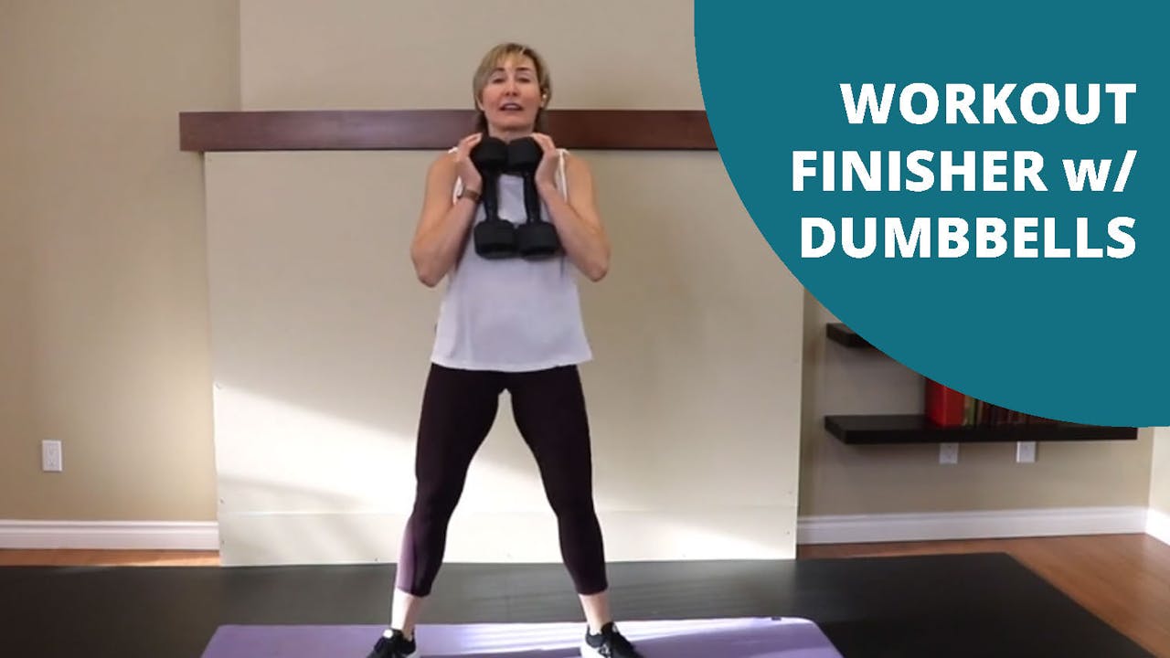 Workout Finisher With Dumbbells Strength Over Fifty Fitness