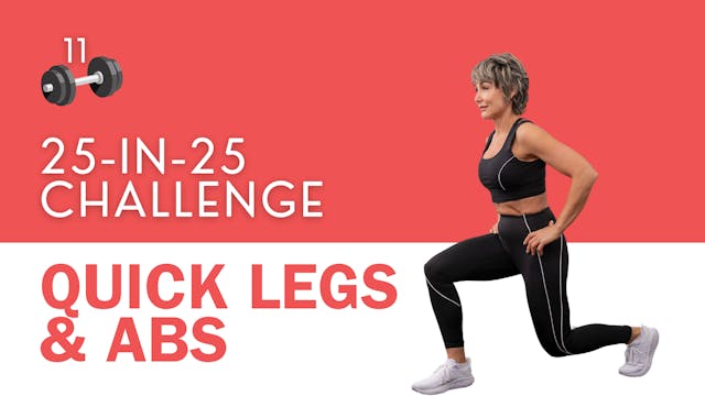 Quick Legs & Abs Strength Workout