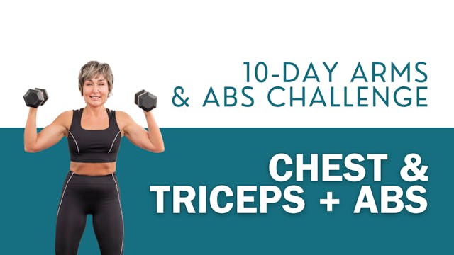 Chest and Tricep Workout with Abs