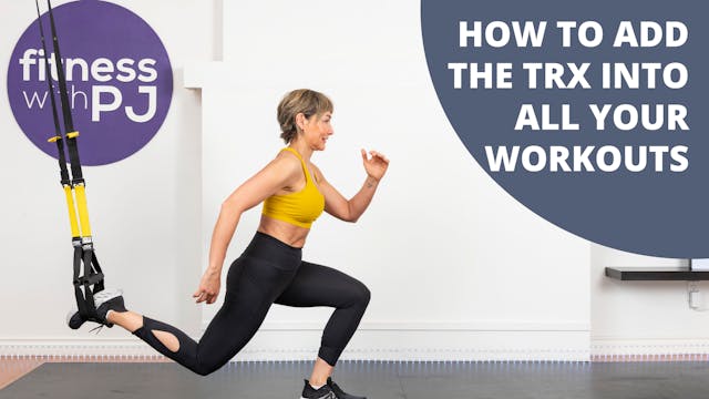 How to Add the TRX Into All Your Work...