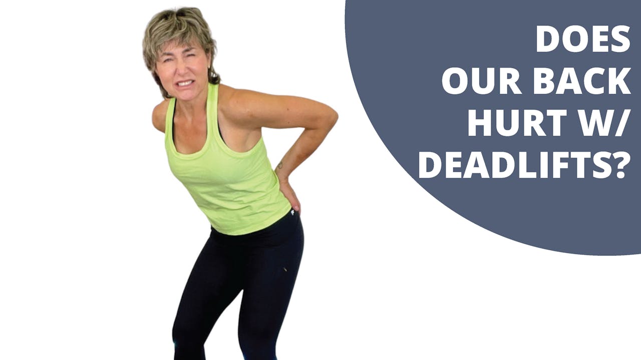 Deadlift Form Do This If Your Low Back Hurts with Deadlifts Over