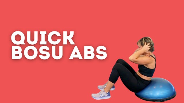 5-Minute Quick Abs with the BOSU