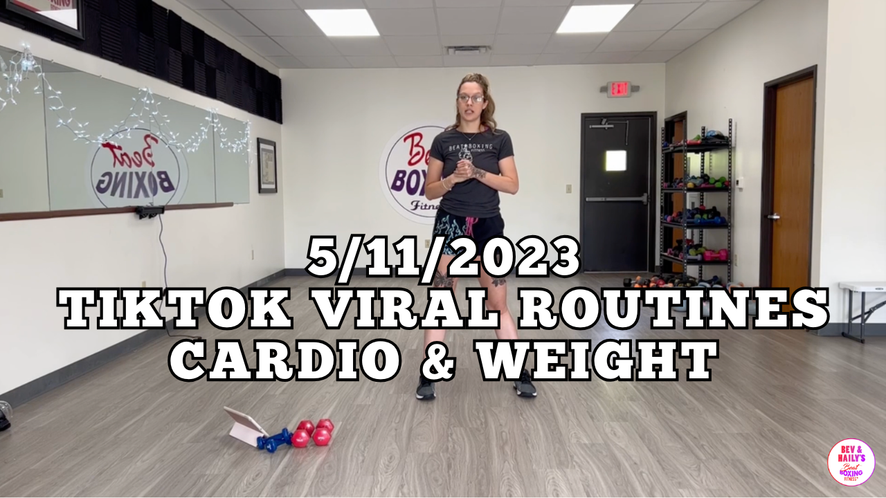 *05/11/2023* “TIKTOK VIRAL” routines!!! CARDIO/WEIGHT WORKOUT