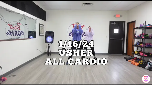 *01/16/24* USHER ALL CARDIO WORKOUT!!