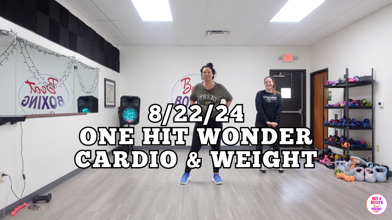 *08/22/24* ONE HIT WONDER CARDIO/WEIGHT WORKOUT!!
