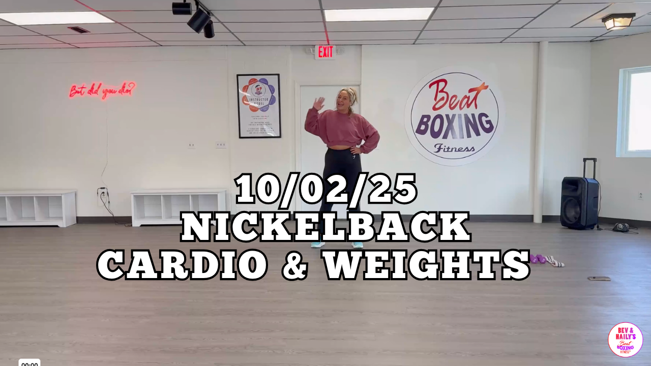 *10/02/25* NICKELBACK CARDIO & WEIGHT WORKOUT!!
