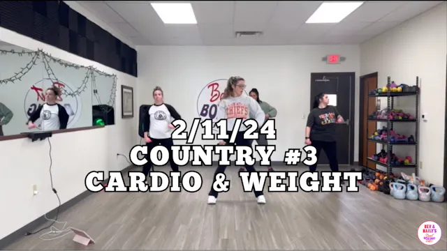 *02/11/24* COUNTRY #3 CARDIO & WEIGHT...