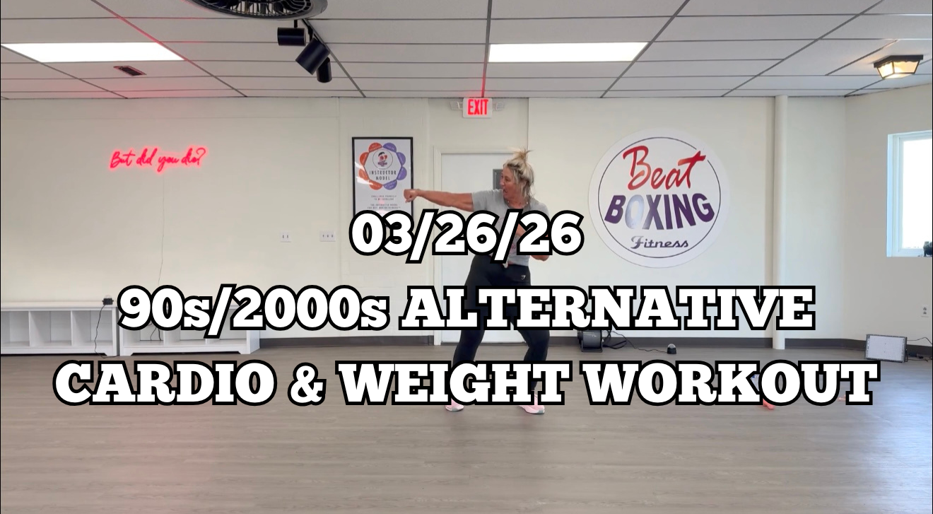*03/26/26* ALTERNATIVE CARDIO & WEIGHT WORKOUT!!