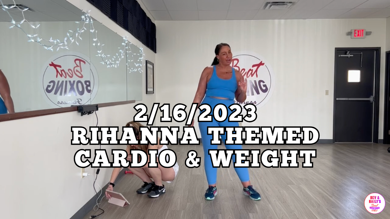 *02/16/2023* RIHANNA THEMED WORKOUT!! (Cardio & Weights)