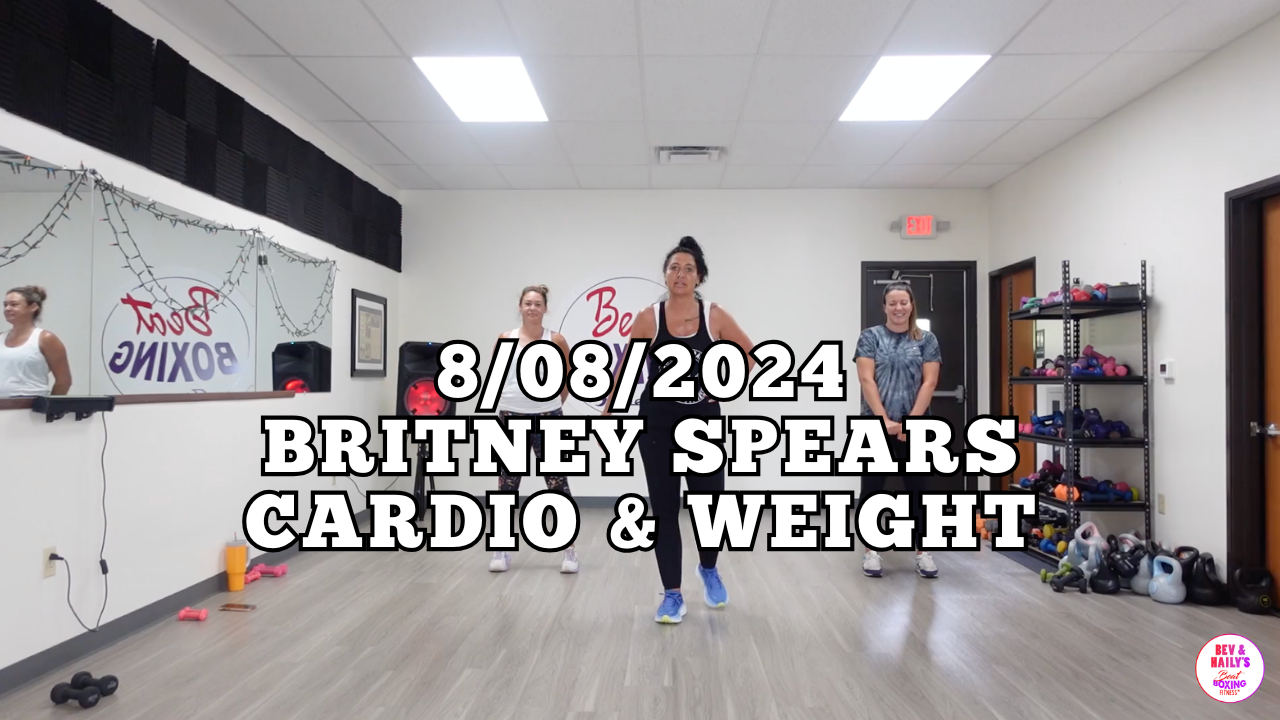 *08/08/2024* BRITNEY SPEARS CARDIO & WEIGHT WORKOUT!!