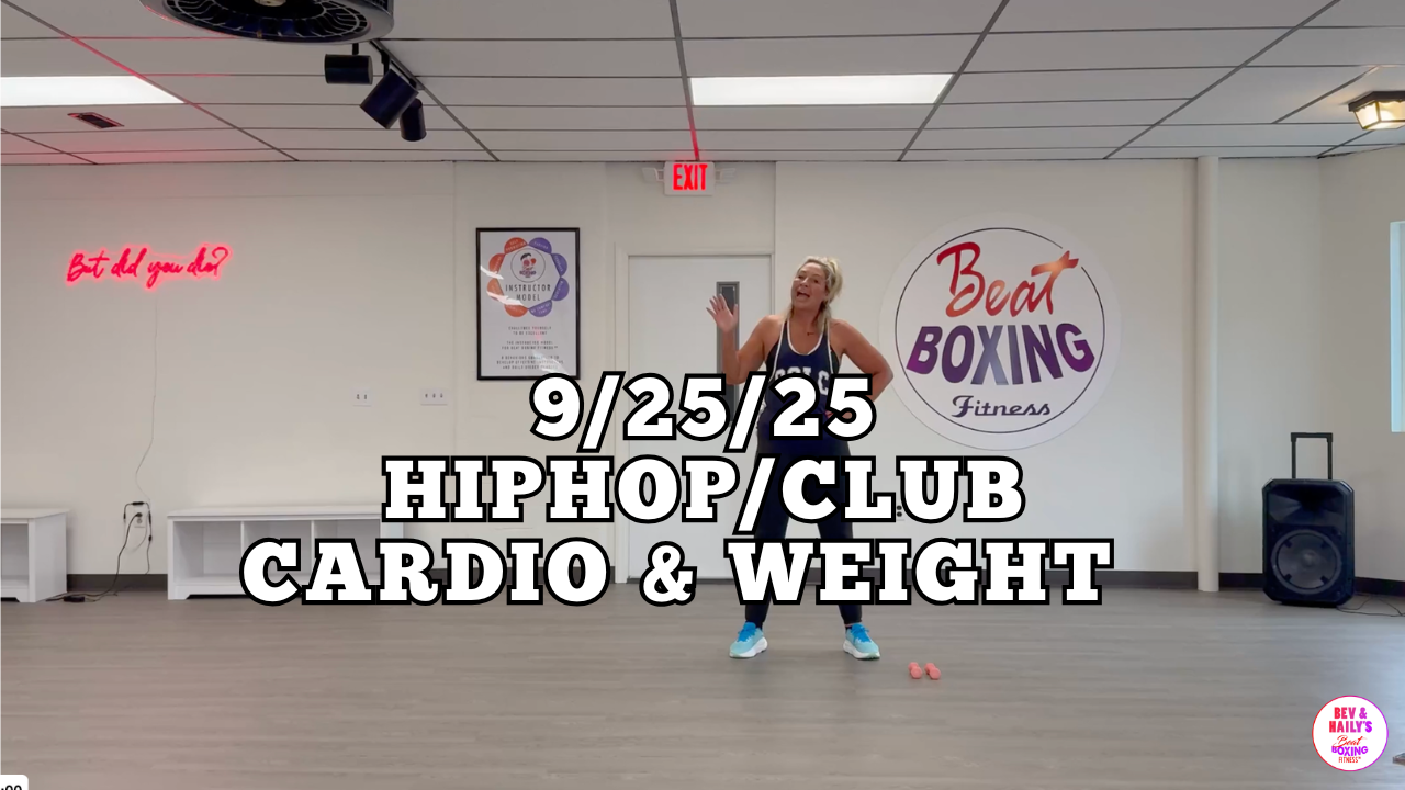 *09/25/25* HIPHOP/CLUB CARDIO & WEIGHT WORKOUT!!