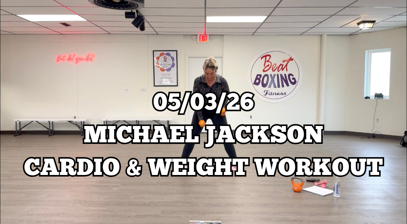 *05/03/26* MICHAEL JACKSON CARDIO/WEIGHT WORKOUT!!