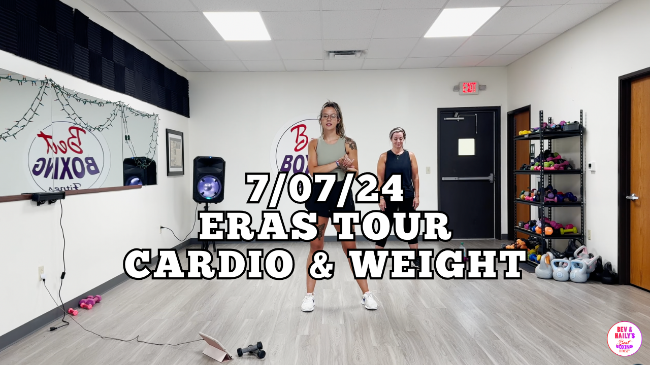 *07/07/24* ERAS TOUR CARDIO/WEIGHT WORKOUT!!