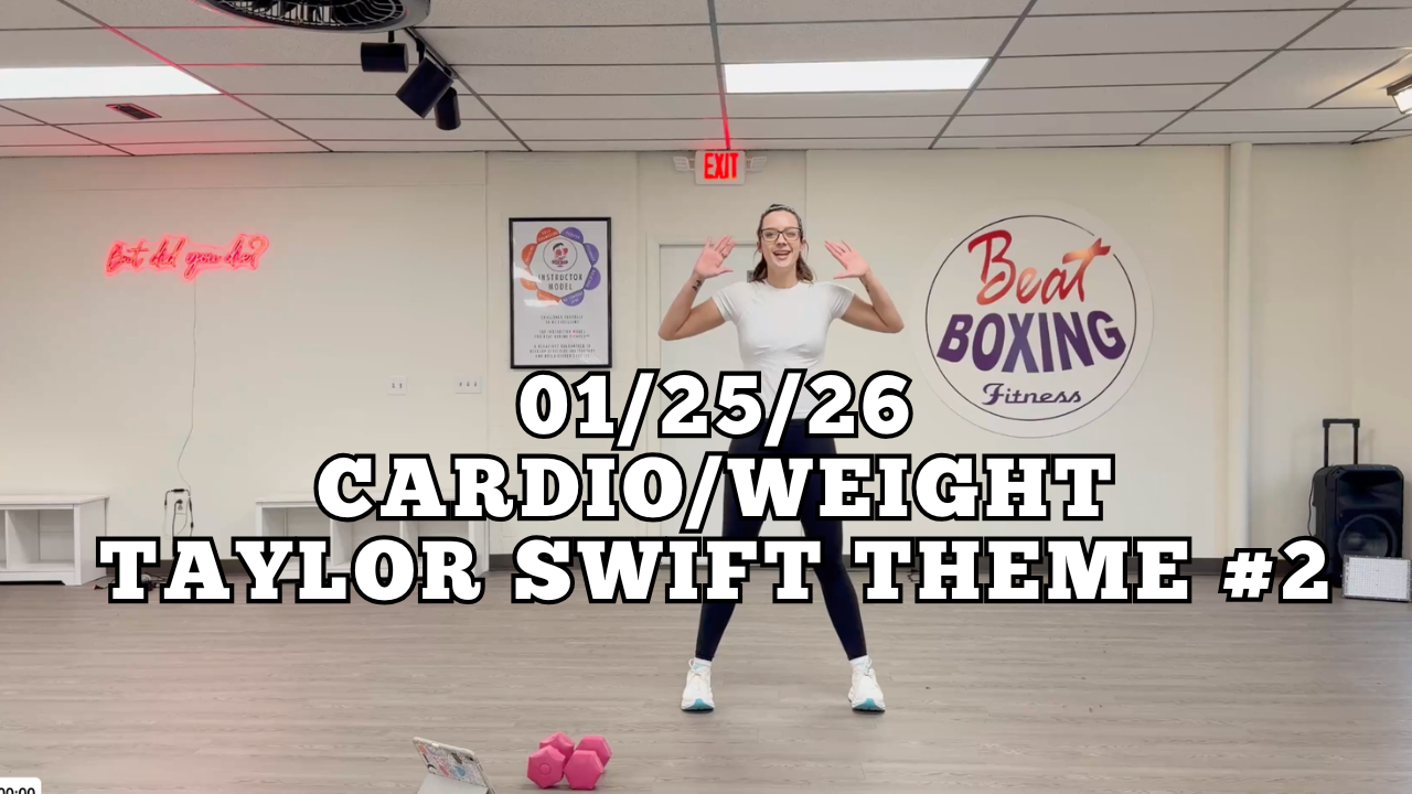 *01/25/26* TAYLOR SWIFT THEME #2 CARDIO/WEIGHT