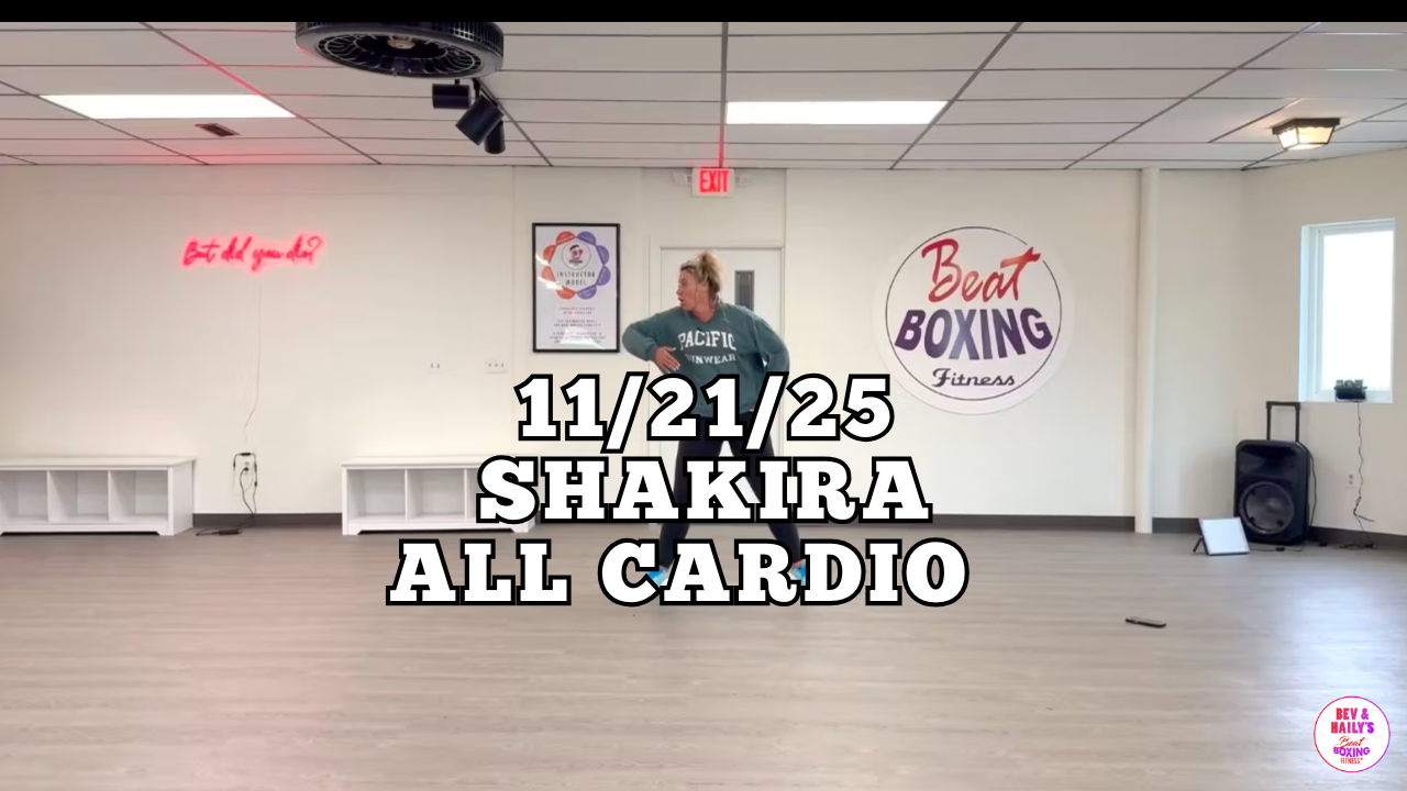 *11/21/25* SHAKIRA ALL CARDIO WORKOUT!!