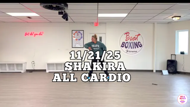*11/21/25* SHAKIRA ALL CARDIO WORKOUT!!