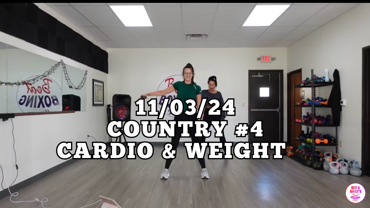 *11/03/24* COUNTRY #4 CARDIO/WEIGHT WORKOUT!!