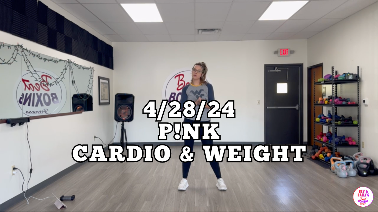*04/28/24* P!NK CARDIO/WEIGHT WORKOUT!!!